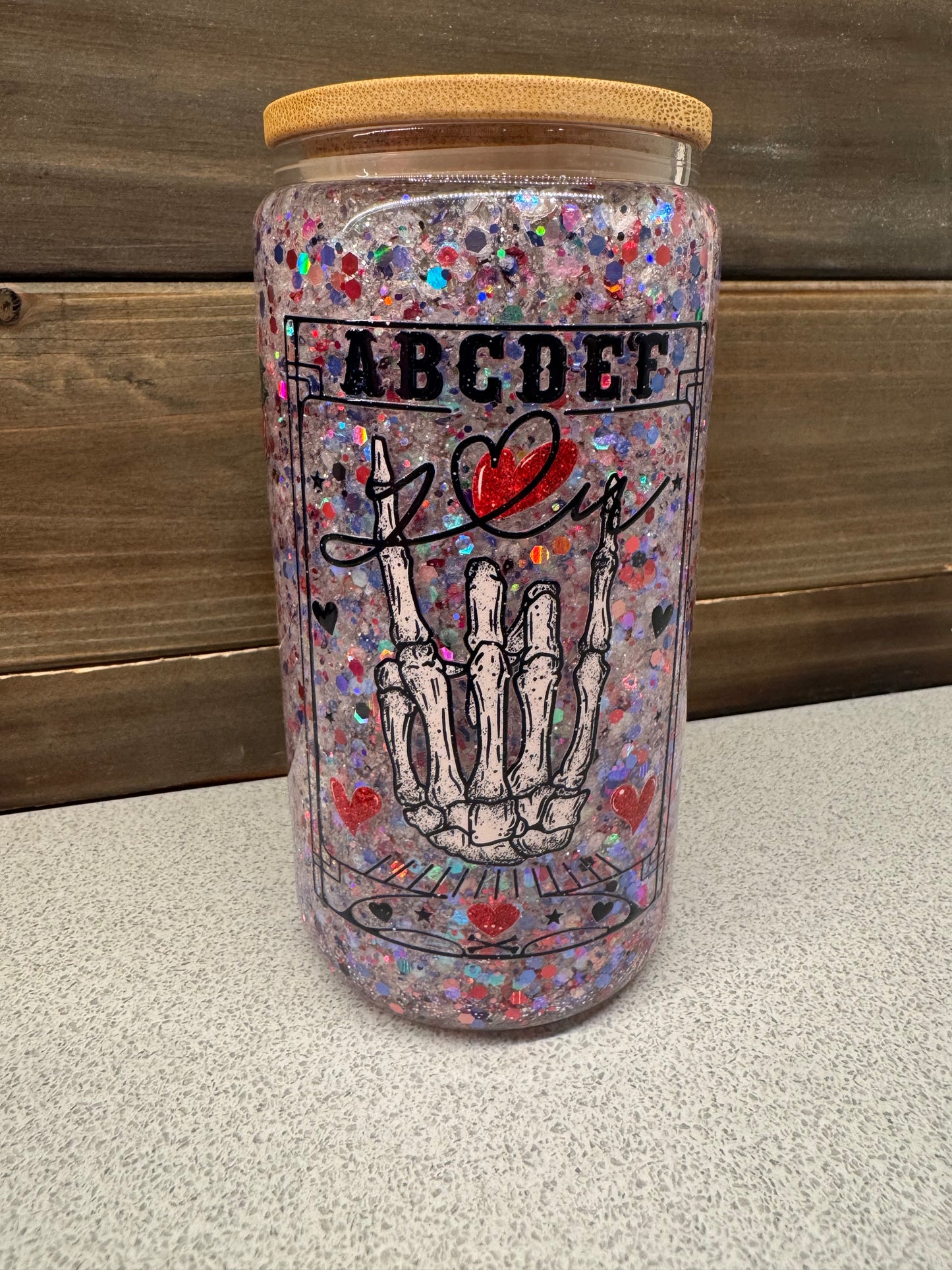 16oz Snowglobe Cup